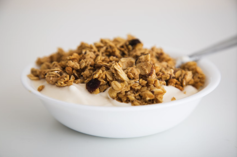 Yaourt au muesli et au miel